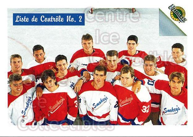 1991 Ultimate Draft French #55 Checklist