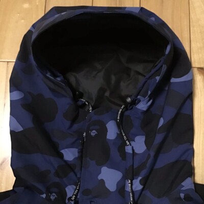 BAPE Blue camo snowboard jacket A Bathing Ape Size M | eBay