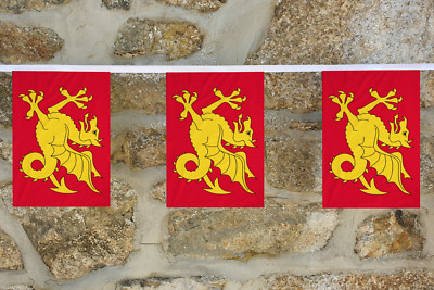 Wessex Flagge Wimpelkette - 6m mit 20 Fahnen