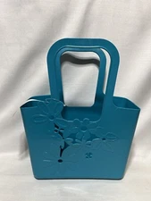 Koziol Alice Floral Bag Blue Plastics Shopper New Germany Shipped From USA