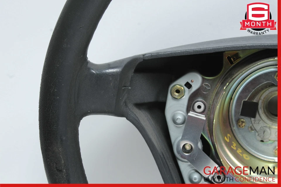 Руль 92-99 Mercedes W140 S320 500SEL S500 E420 300SL черный от оригинального производителя - Изображение 4 из 4