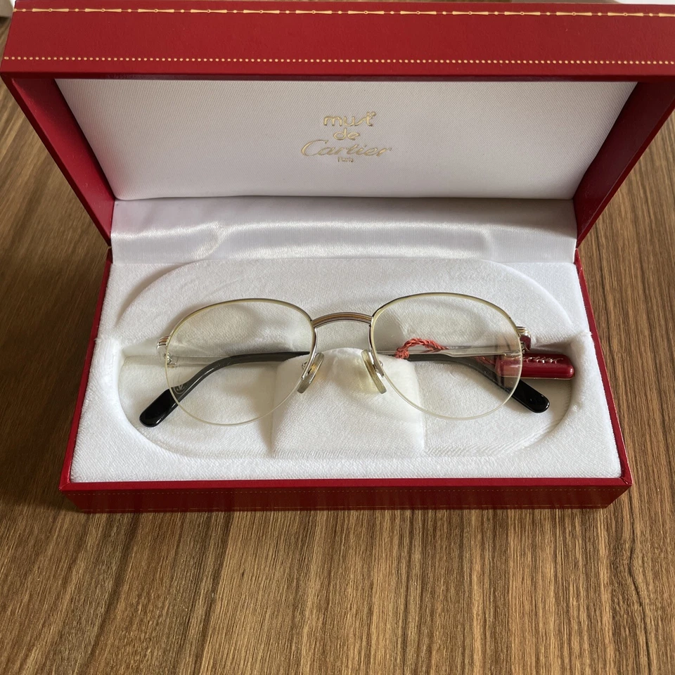 Auténtico. Nuevas gafas/gafas de sol Cartier vintage 15L. T8100.233 Foto 2 de 4