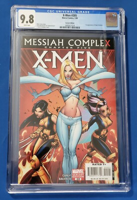 X-men #205 First Printing Campbell Variant cover 1st Hope Summers CGC 9.8 NM/MT