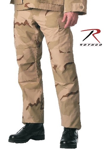 Rothco Para Hombre Tricolor Desierto Camuflaje Bdu Swat Paño Pantalones  Cargo | eBay