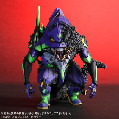 GODZILLA EVANGELION 富山県引き取り限定 Godzilla Evangelion Deforeal Vinyl Figure - Evangelion Unit-01 G