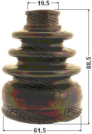 0715-SX4R Febest BOOT INNER CV JOINT KIT 61.5X88.5X19.5 44117