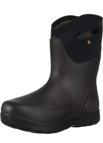 Bogs Outdoor Boots Womens Neo-Classic Mid Pull On WP Black 72252 sz. 10 - Picture 3 of 4