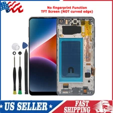 Black For Samsung S10 SM-G973 SM-G973U TFT LCD Display Touch Screen Digitizer QC