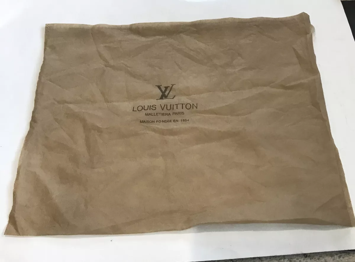 Louis Vuitton Malletiera Paris Maison Fondeeen 1854 Tan Brown Dustbag Cover