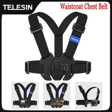 TELESIN Vest Chest Belt for GoPro 12 Hero 11 10 9 8 7 6 Insta360 SJCAM EKEN DJI