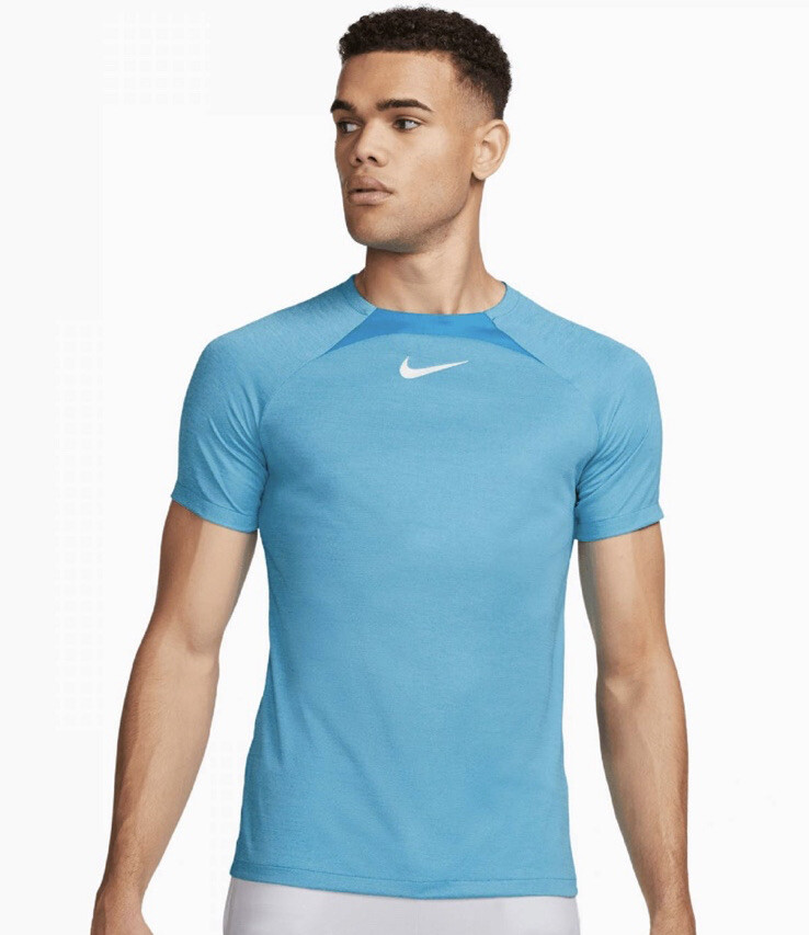 NIKE DRI FIT ACADEMY MENS SHORT SLEEVE TRAINING TOP SHIRT SIZE MEDIUM  DQ5053 499 - Main Image