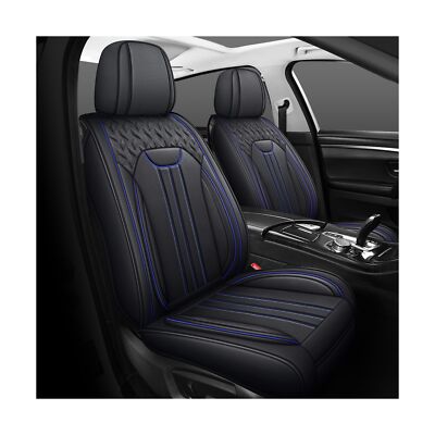 LINGVIDO Waterproof Faux Leather Seat Covers for Cars Trucks SUVs - Full Set,...
