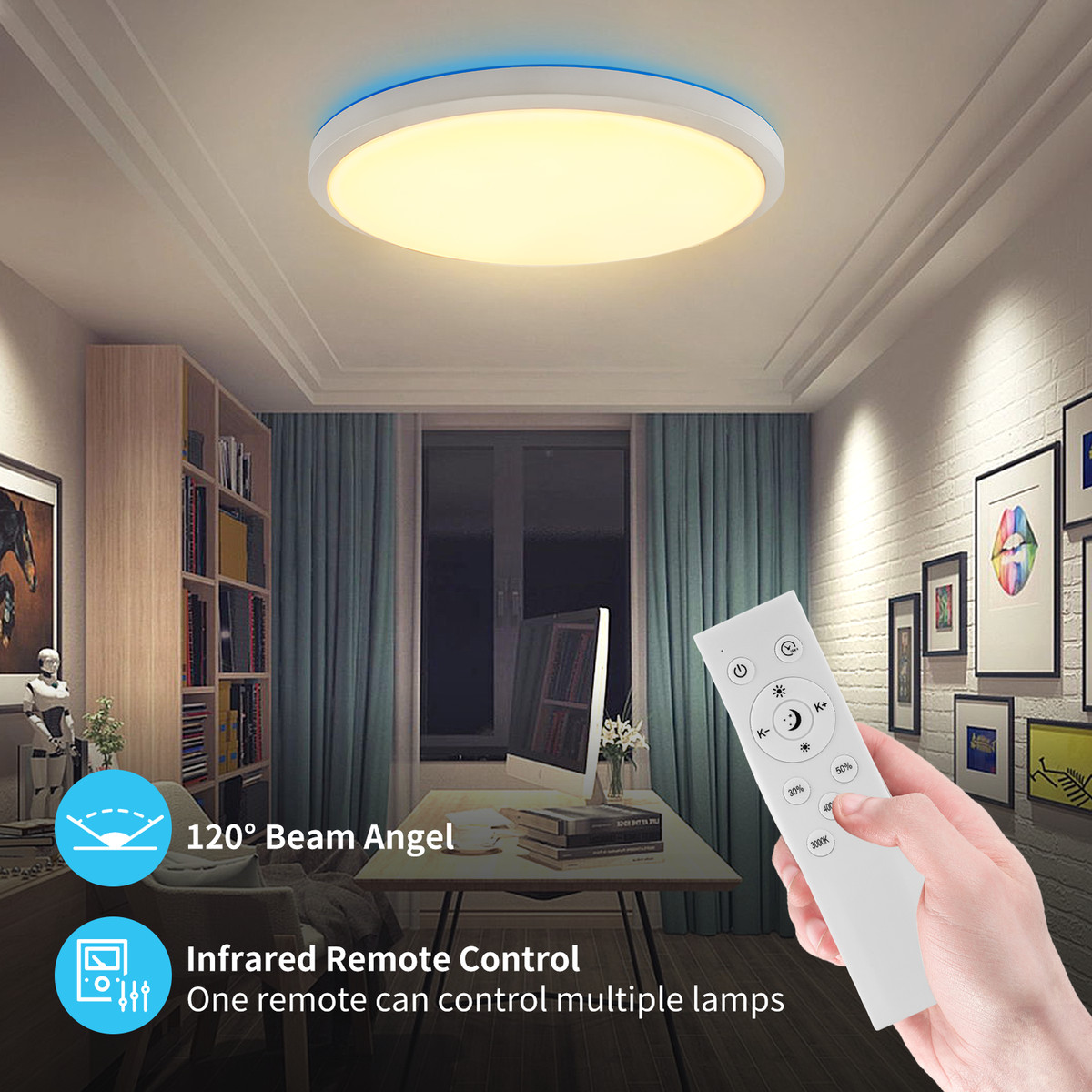 Infrared Ceiling Lamps For Bathrooms | Shelly Lighting