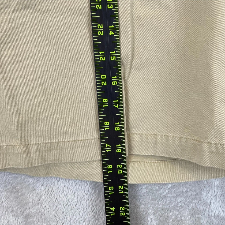 RedHead Mens Shorts Size 34 Khaki Chino Flat Front Casual Summer Outdoors Beige - Image 3 of 4