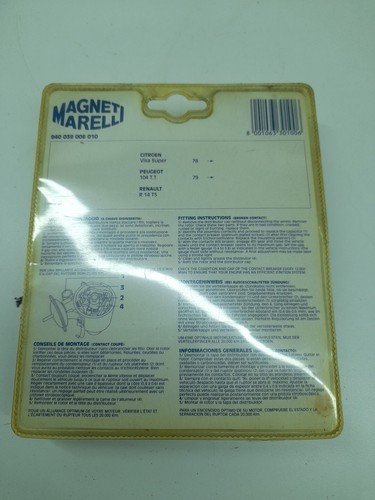 Kit Accensione Marelli CITROEN VISA SUPER/PEUGEOT 104 T.T - RENAULT R14 TS - Imagen 5 de 5