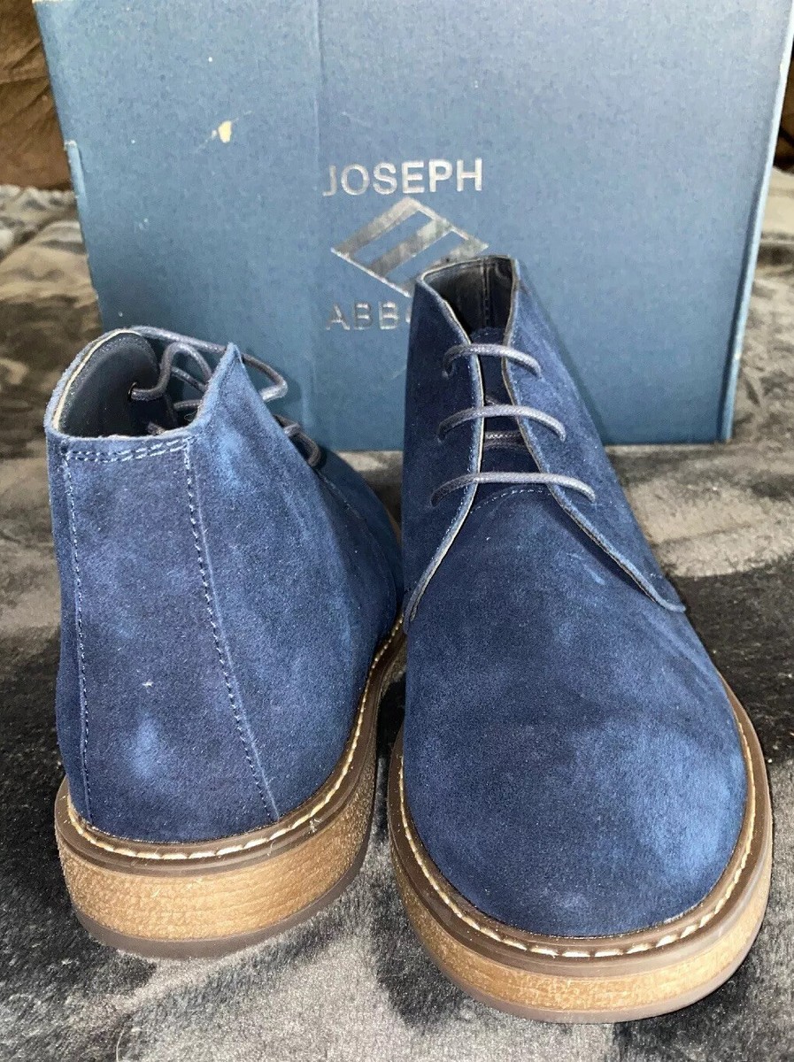 Joseph Abboud Mens Sz 11 Chukka Shoe Navy Suede NWT | eBay display picture 3