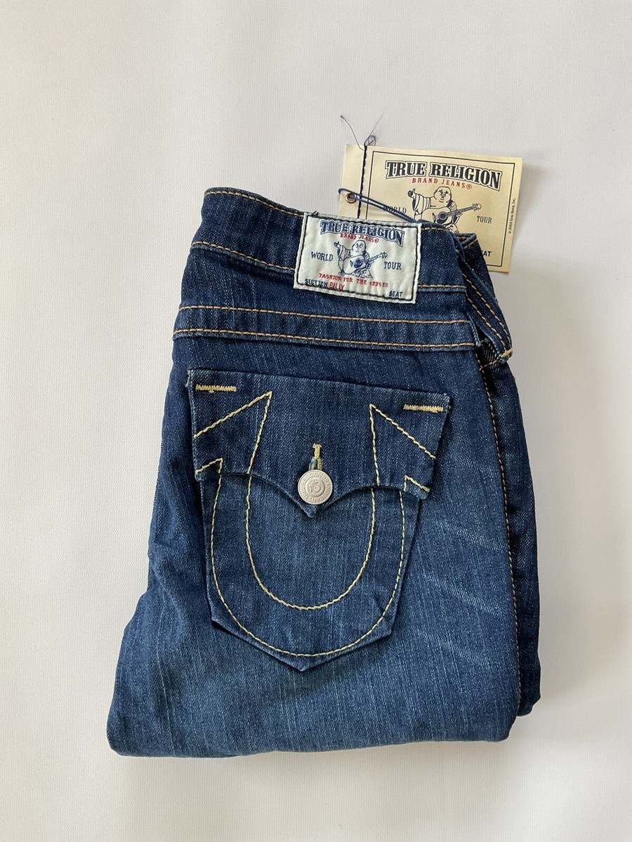 【USA製】True Religion BILLY トゥルーレリジョン True Religion Women's Billy Heritage Jeans Slim traight Leg