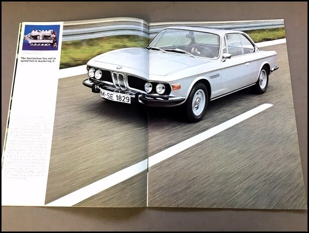 1973 BMW 3.0CS 24-page Vintage Car Sales Brochure Catalog Foto 3 de 4