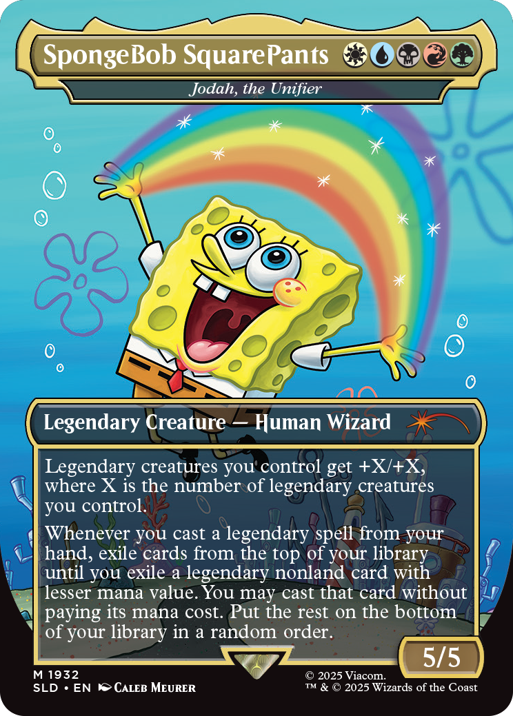 マジック:ザ・ギャザリング MTG SpongeBob SquarePants Bundle SpongeBob SquarePants Bundle MTG Secret Lair - Magic The