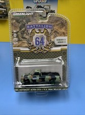 GREENLIGHT  1985 CHEVROLET M1008 CUCV US ARMY MILITARY POLICE GRREN MACHINE NEW