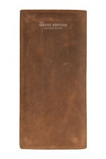 Men's Vintage Leather Long Wallet RFID Protected Large Card Holder Coat Wallet