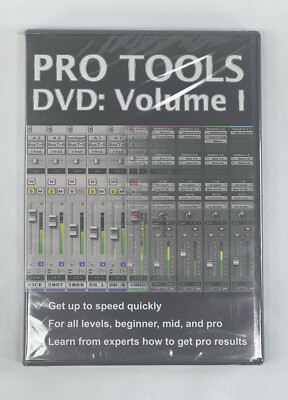 Pro Tools Volume 1 (DVD) Training Series Versions 6, 7 + 8 Compatible NEW SEALED