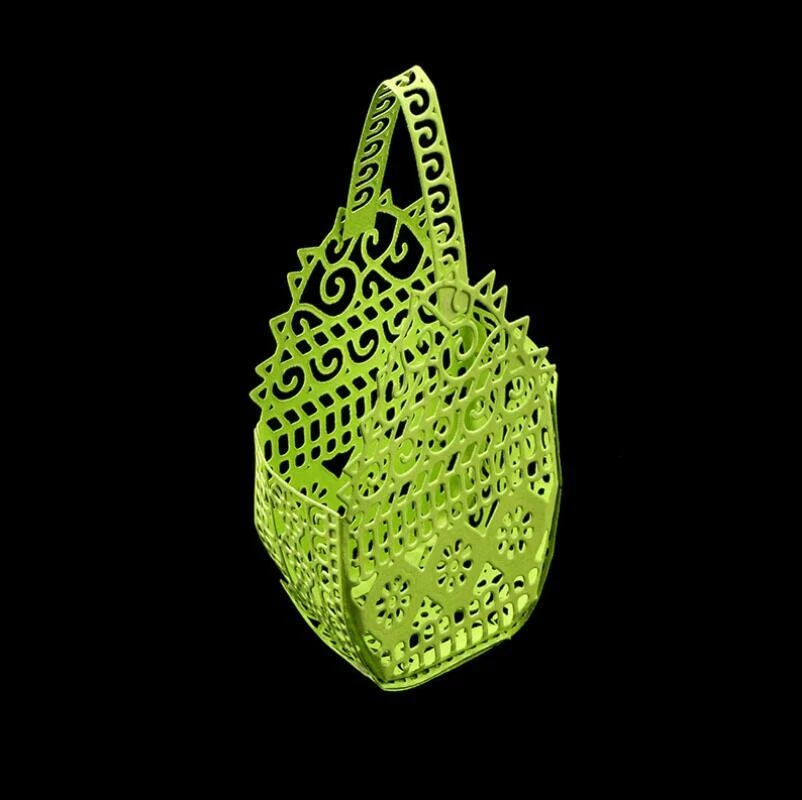 Blumenkorb Metall Cutting Dies DIY Scrapbooking Handwerk Stanzschablone Stencil  - Bild 3 von 4