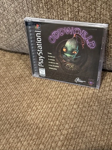 Oddworld Abe's Oddysee PS1 PlayStation 1 Black Label + Reg Card - Complete CIB