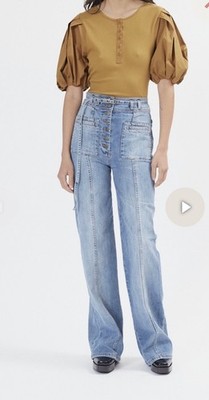 ULLA JOHNSON Abrams Jeans Medium Wash Size 2/4