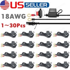 18AWG SAE to O Ring SAE Connection Cable Adapter Battery Charging 12V Cord Lot