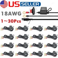 18AWG SAE to O Ring SAE Connection Cable Adapter Battery Charging 12V Cord Lot