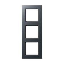 Jung 3 Fach Rahmen A5583BFANM A 550 Anthrazit Abdeckrahmen Serie A