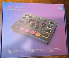 Fifine AmpliGame SC3 / XLR Gaming Audio Mixer / Streaming RGB / PC