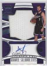 2023-24 Panini Crown Royale Rookie Silhouettes /125 Sasha Vezenkov #118 Auto k0q
