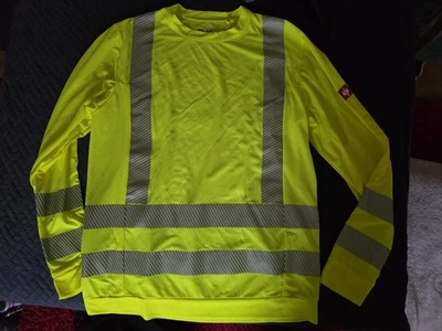 Engelbert Strauss - Herren Langarm Sommer Arbeitsshirt Warnshirt Gr. M