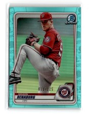 Mason Denaburg 2020 Bowman Chrome Prospects Aqua Refractor /125 #BCP-24