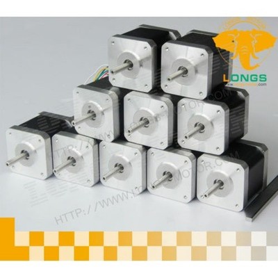 10PCS Nema17 1.7A 75oz-in17HS4401N Longs Stepper Motor 3D printer CNC Mill LONGS