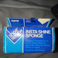Vintage 1962 Insta-Shine Sponge Shoe Renew by Wohl Shoe Company StLouis