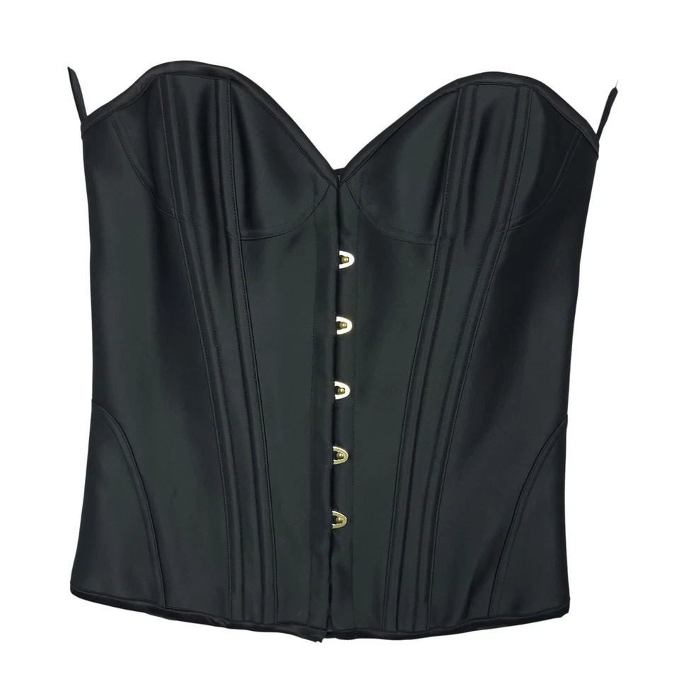 L'Agent by Agent Provocateur Women's Penelope Corset Sz Medium Black & Gold - Image 2 of 4