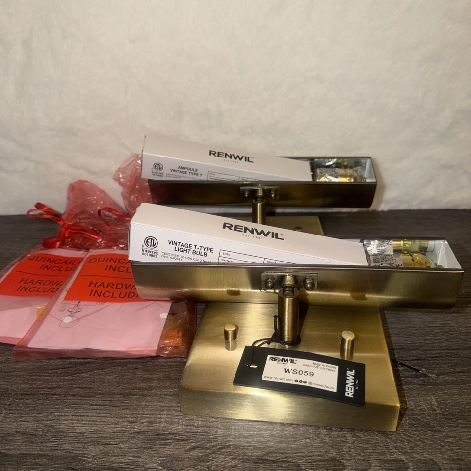  Juego de 2 apliques de pared Yorker de Renwil SKU: WS059 Foto 3 de 4