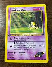 Sabrina's Abra 94/132 Gym Challenge 1st Edition(English) LP on eBay