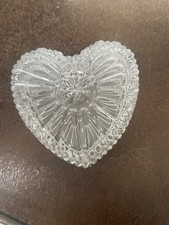 Glasschmuck in Herzform 6 cm quer