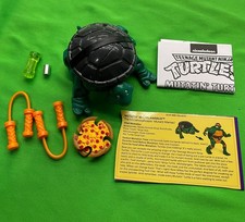 Playmates Toys Teenage Mutant Ninja Turtles MUTATIN' MICHELANGELO Mikey COMPLETE