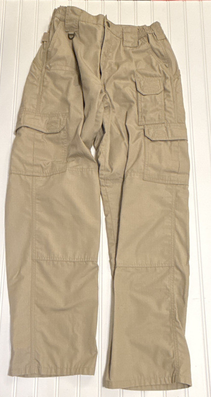 5.11 Tactical Men’s Beige Solid Tactical Pants 30/32 Regular Style 74273