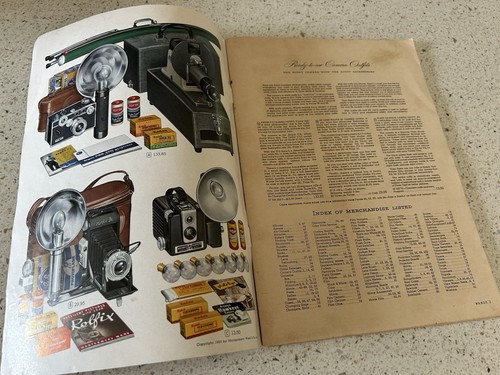 1953 Montgomery Ward Photographic Catalog - With Order Form - Picture 4 of 9