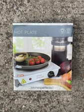 Hot Plate KitchenPerfected 1500w Single Portable Electric Hotplate -New unsealed