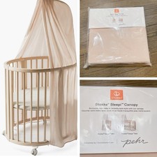 Stokke Pehr V3 Sleepi Canopy Organic Cotton Blush Pink - NEW