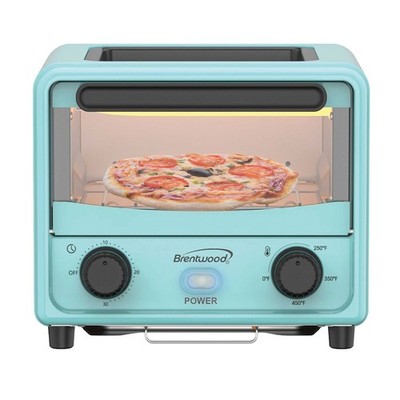 183-Cu. In. 3-L 500W Stainless Steel Mini Toaster Oven