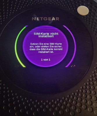 NETGEAR Nighthawk MR1100 M1 LTE 4G mobiler Hotspot WLAN Router. Simlockfrei.