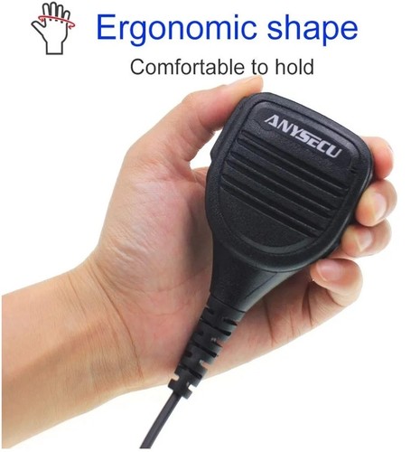 Mikrofon ANYSECU T320 do radia sieciowego 4G Inrico S100 S200 POC Walkie Talkie - Zdjęcie 5 z 8